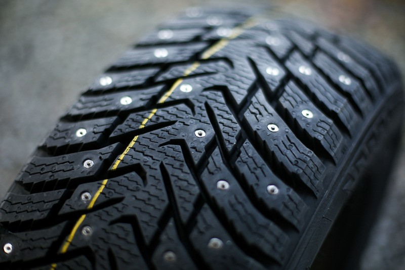studded winter tires for rental vehicles