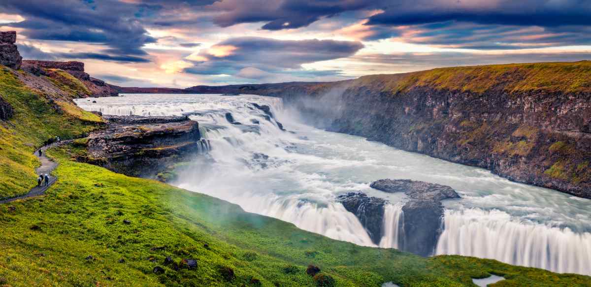 Waterfalls in iceland
