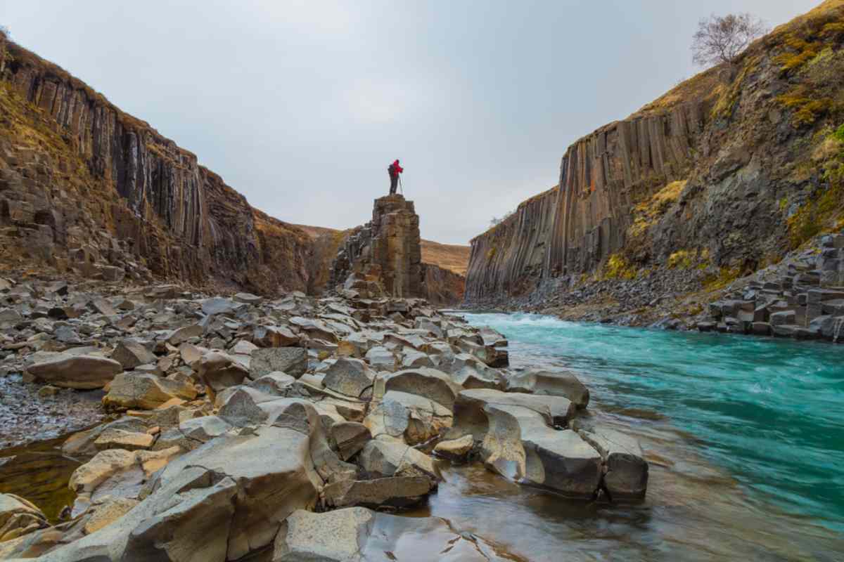 studlagil hiking trail