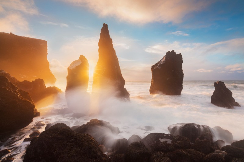 majestic rock formation in the Reykjanes Peninsula