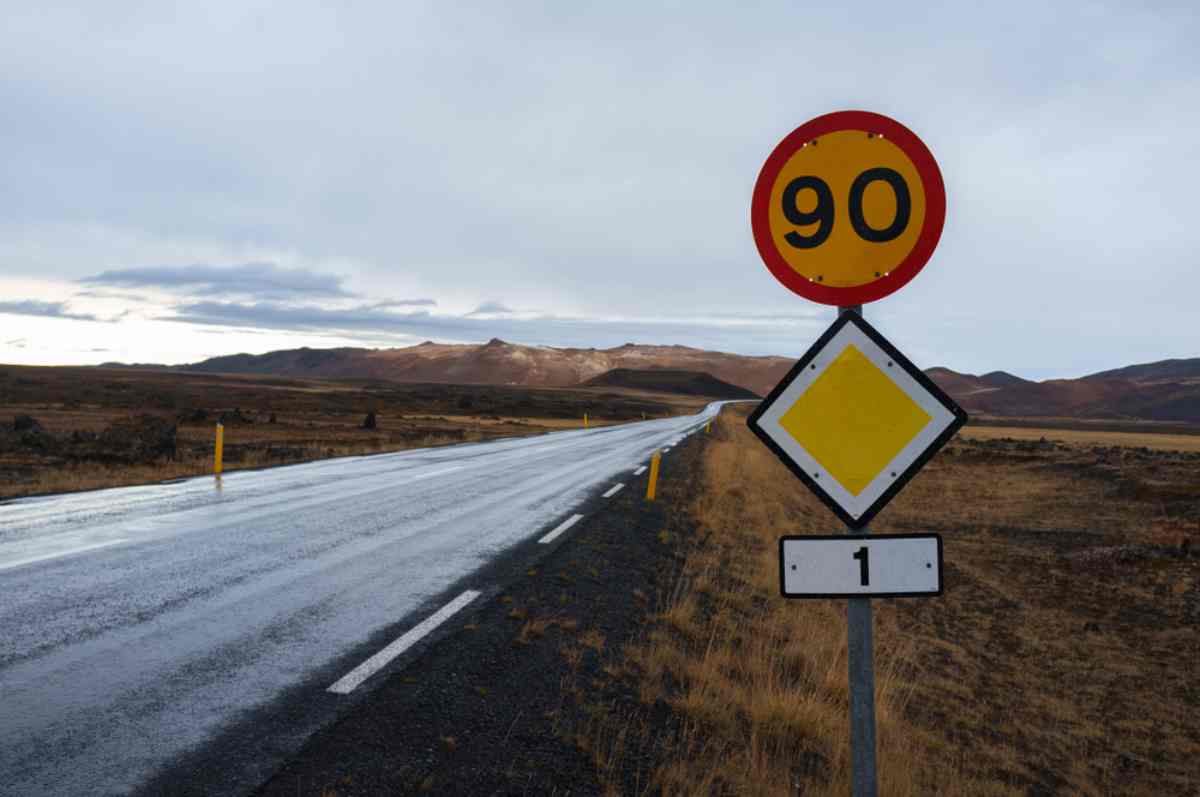 Iceland speed limits