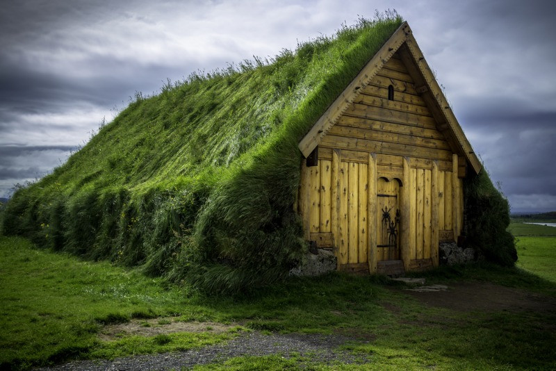 Typical turf house close to the Golden Circle