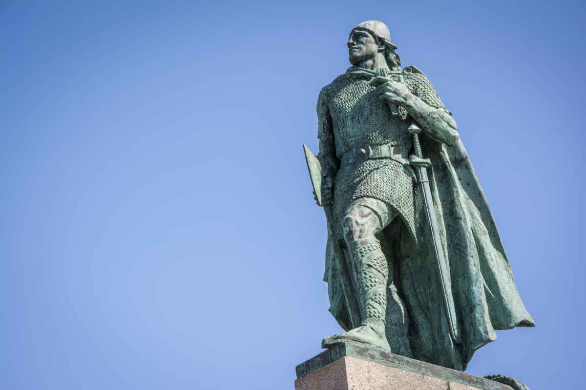 Leif Eriksson, famous Icelander