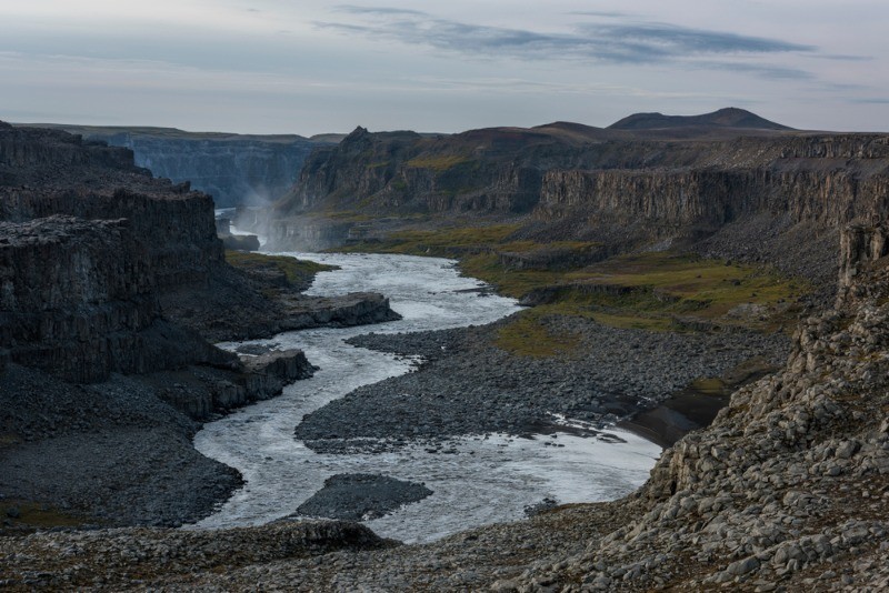 Jokulsa river in Iceland