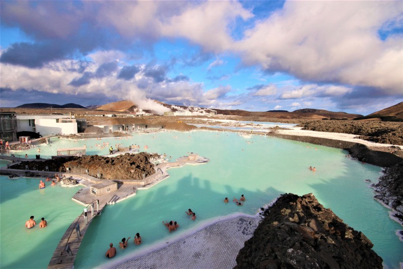 milky waters of the Blue Lagoon in Iceland