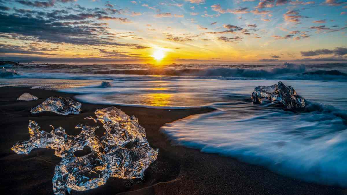 Iceland diamond beach location