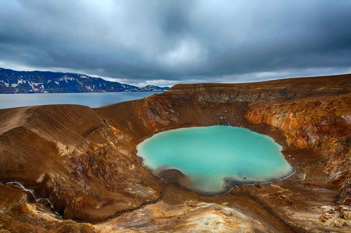 Reynisdrangar rock formation in Iceland