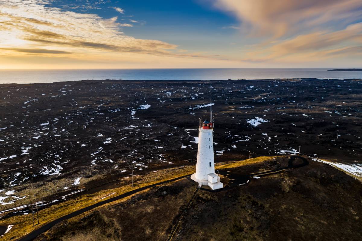Reykjanesviti lighthouse in Iceland
