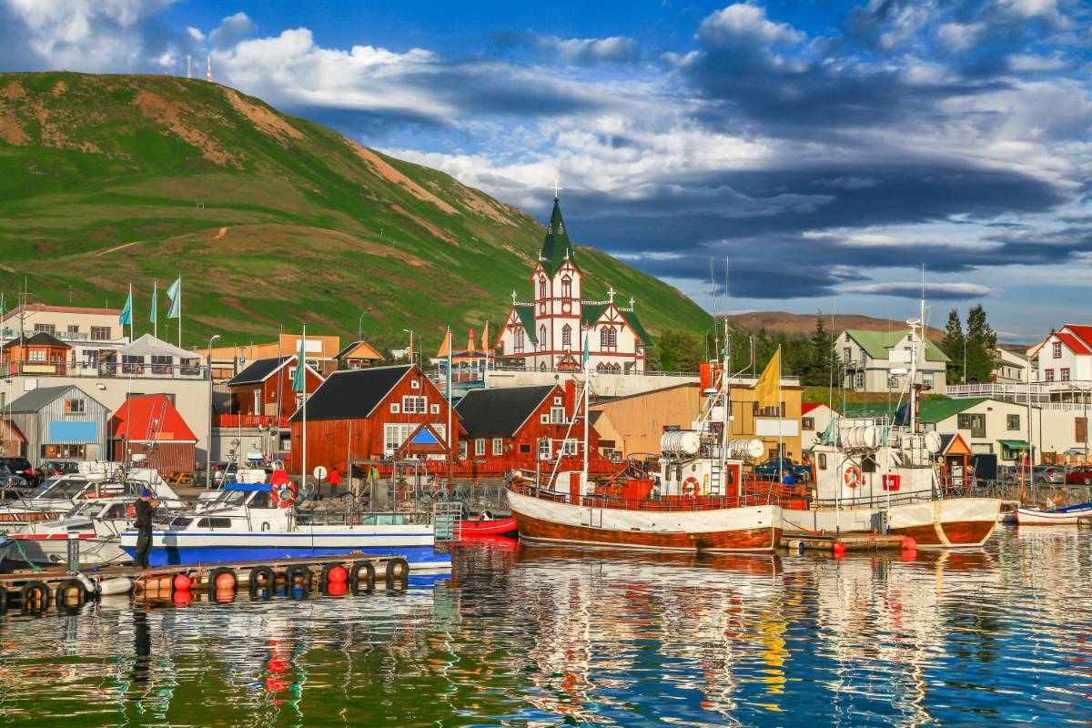 Small towns in Iceland: Husavik