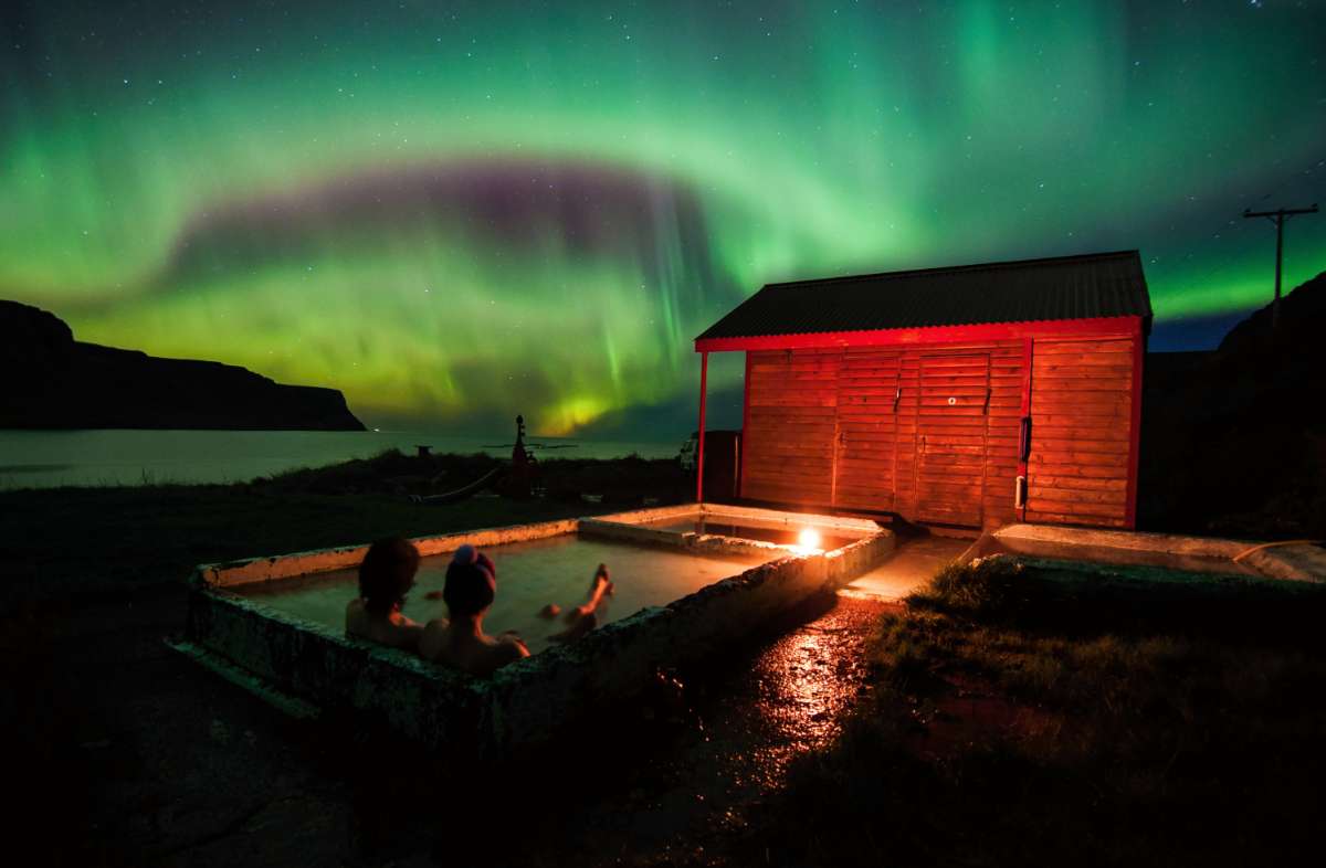 Iceland in November northern lights