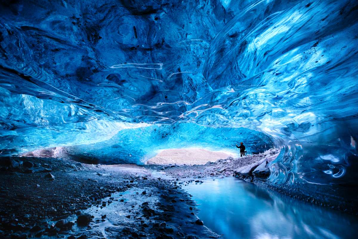 Ice caves, Iceland