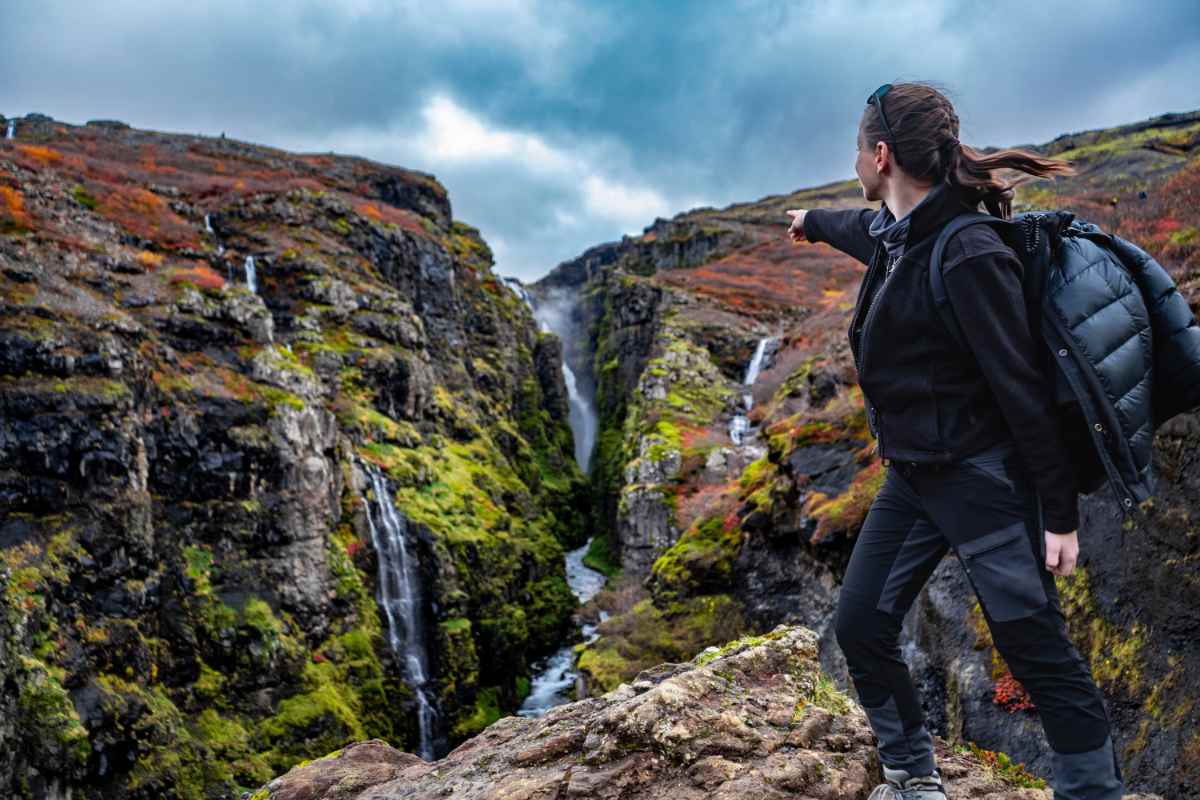 Gluymur Hike, Iceland