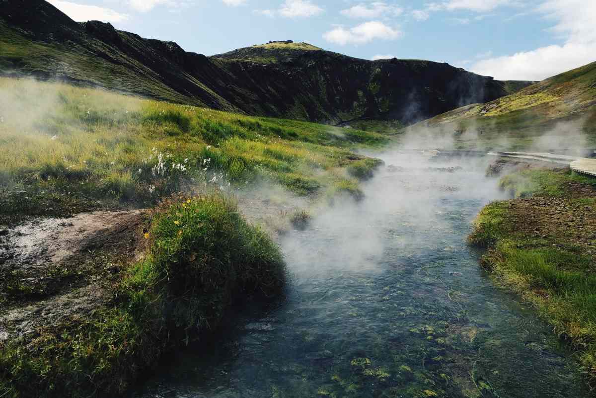reykjadalur hot spring thermal river
