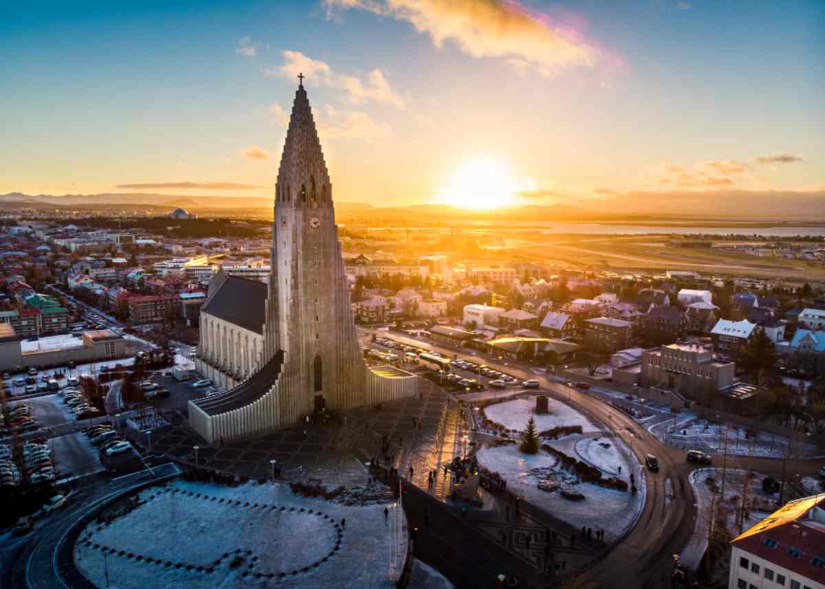 Reykjavik aereal image