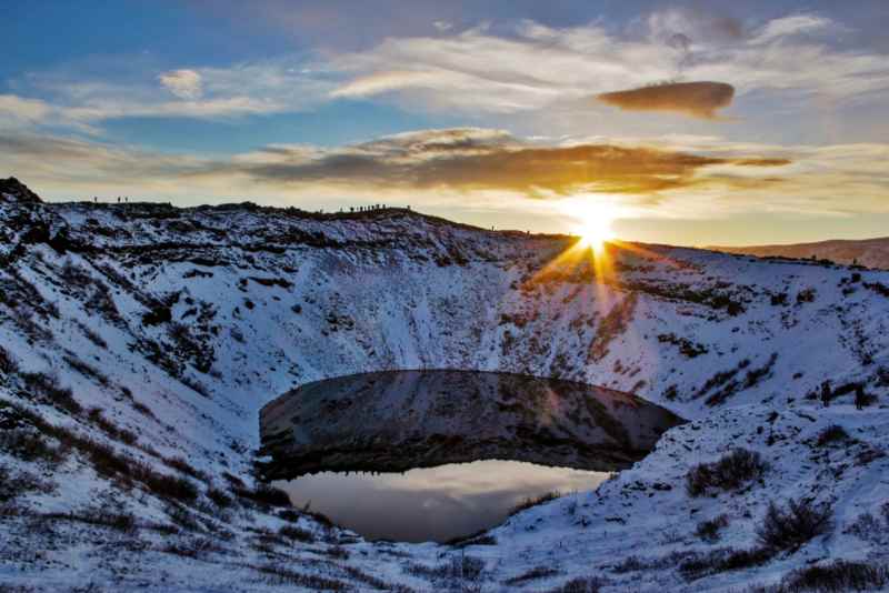 Kerid Crater by Selfoss