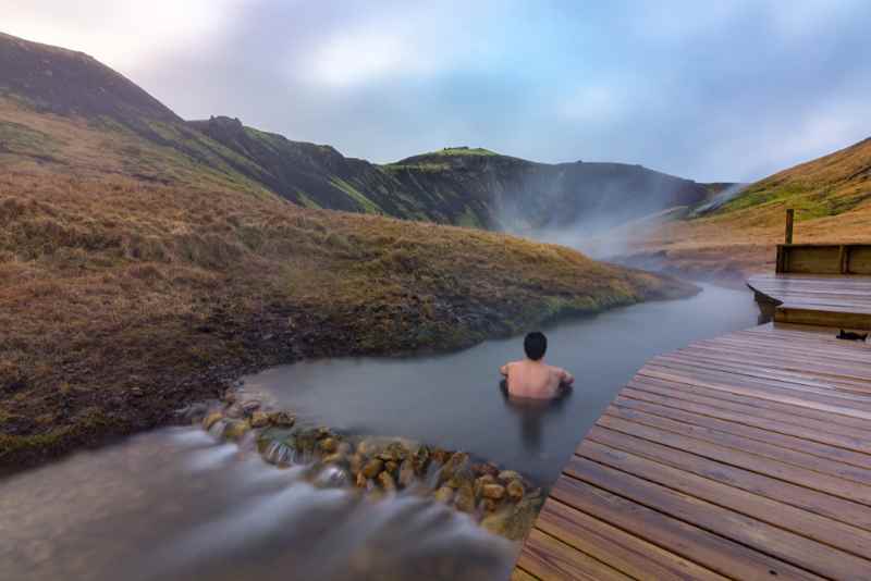 Reykjadalur hot springs