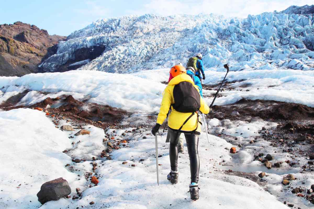 Glacier hike equipment