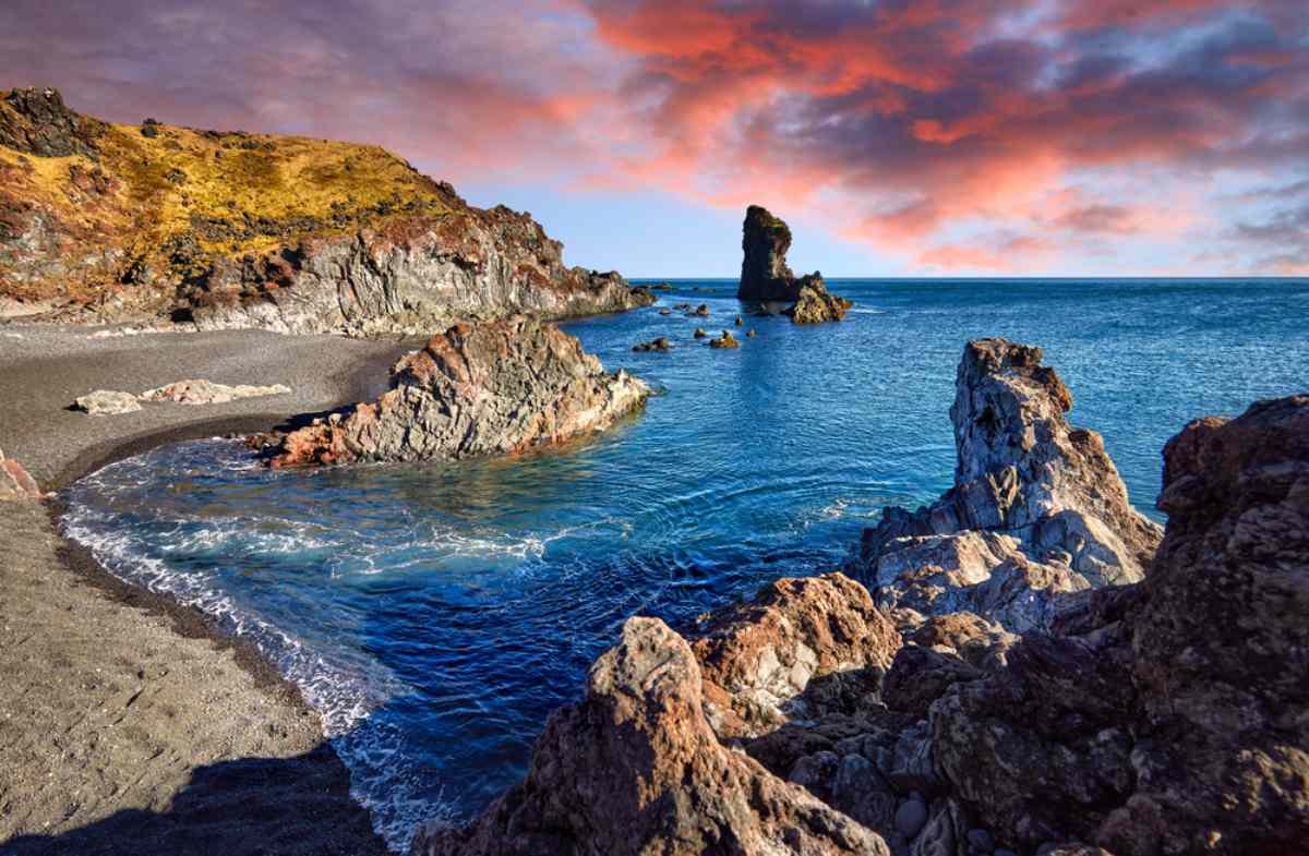 Iceland Basalt Cliffs