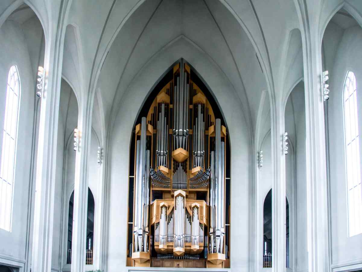 Catholic church in Reykjavik Iceland