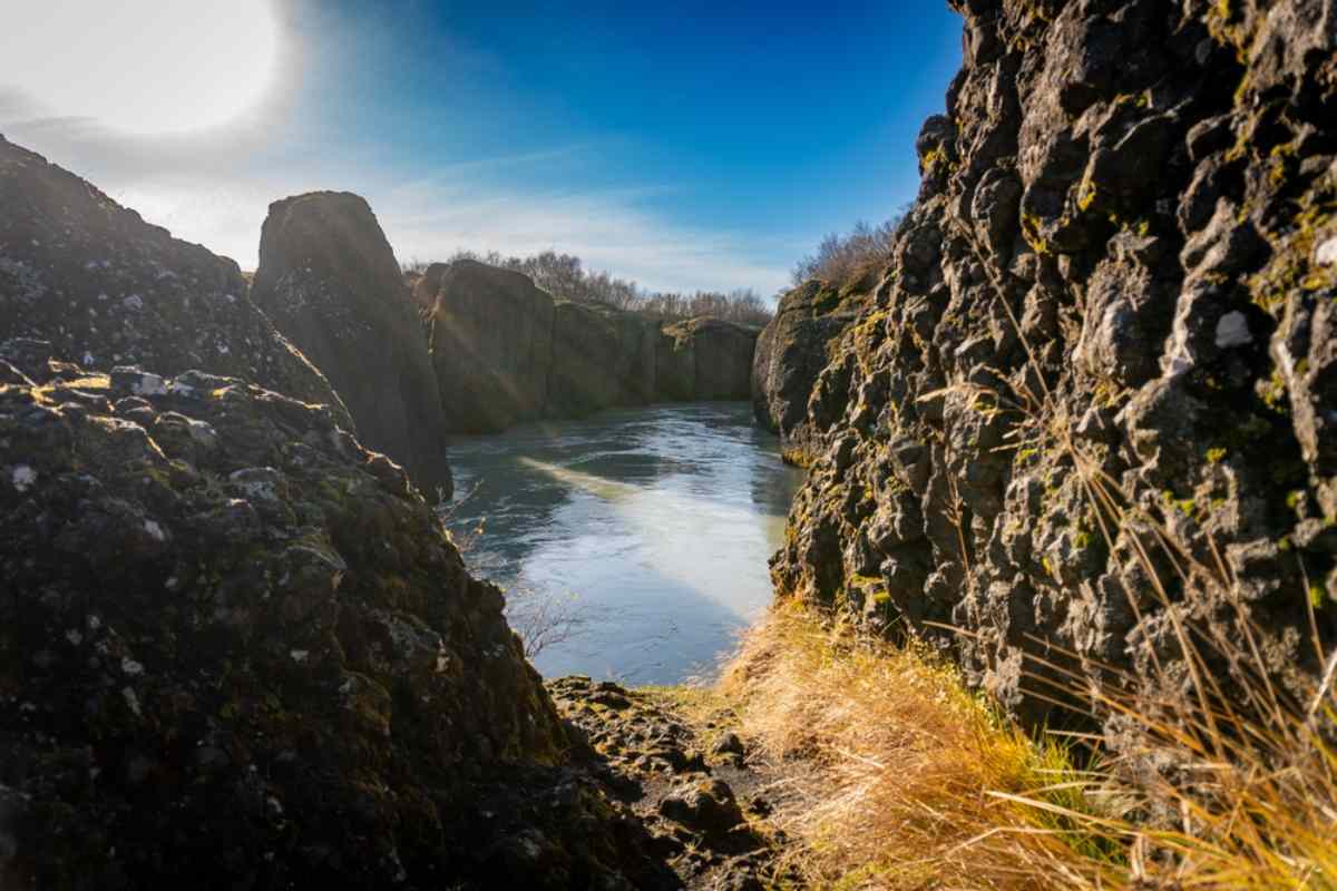 Iceland canyons