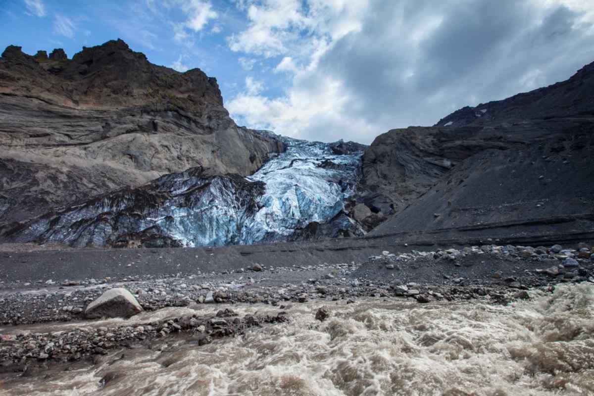 Eyjafjallajokull volcano, Iceland