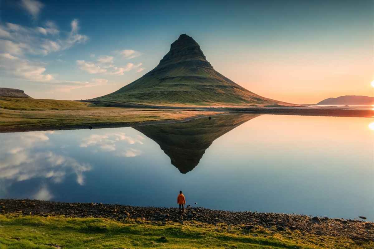 Kirjufell mountian in the Snaefellsnes Peninsula