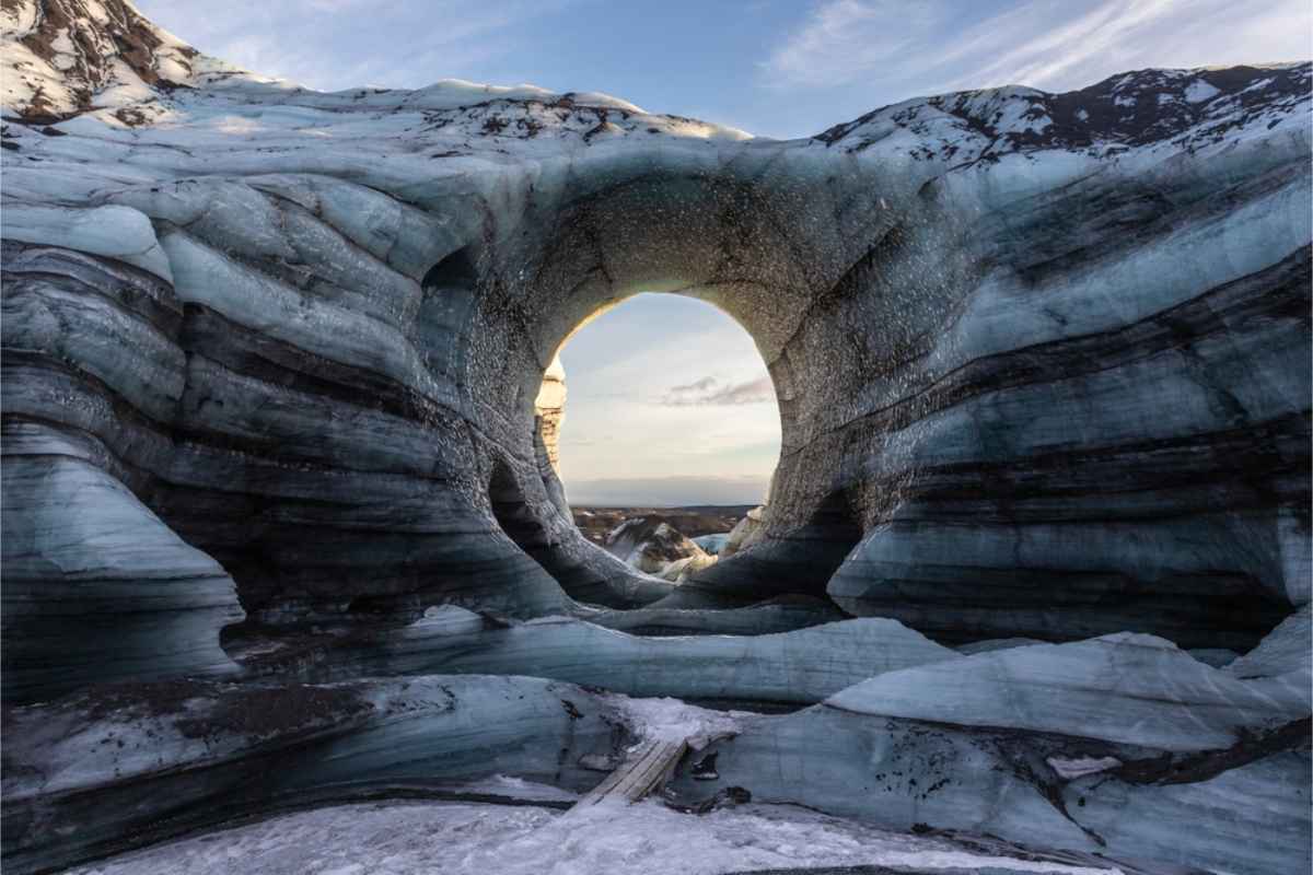 Katla glacier cave