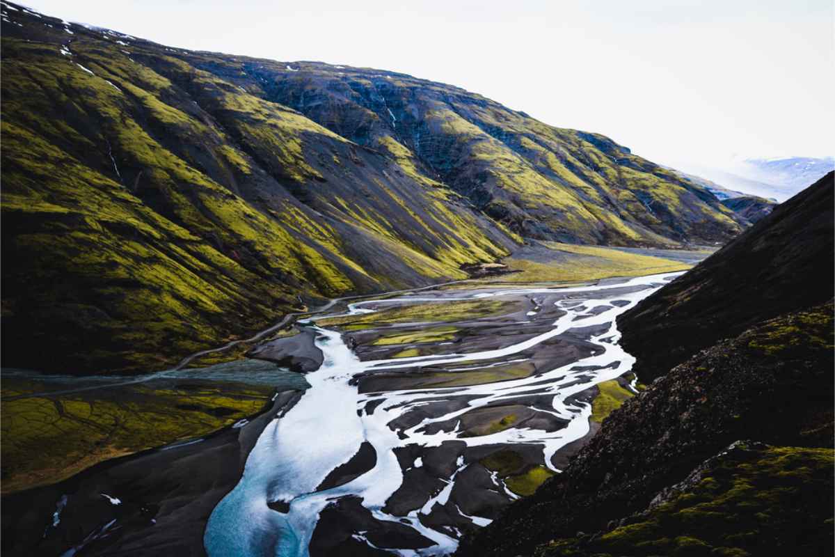 Panoramablick auf das &THORN;&oacute;rsm&ouml;rk-Tal