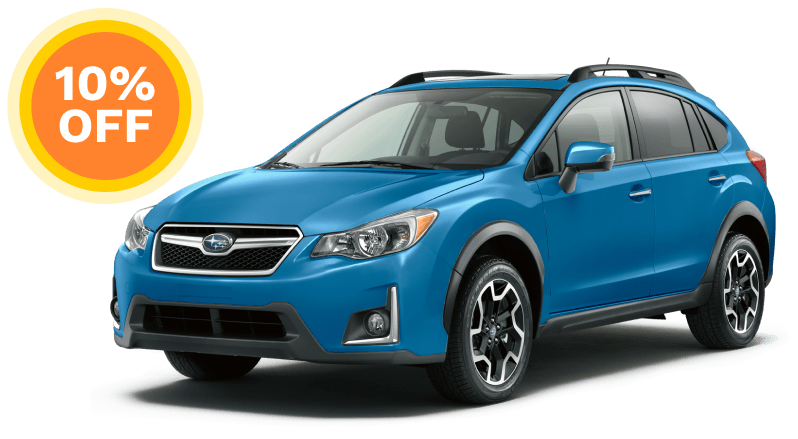 Subaru XV 4x4 rental in Iceland