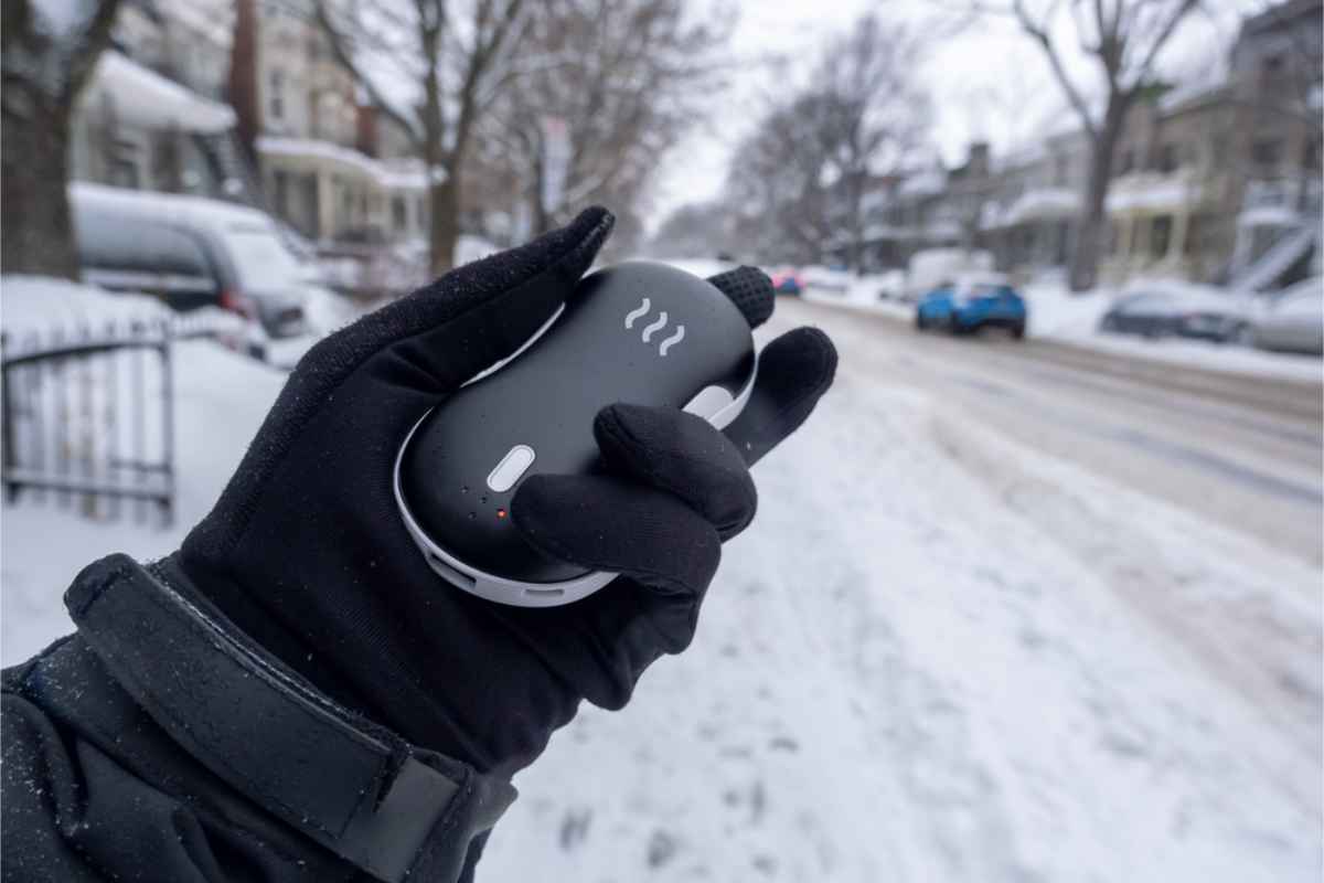 Accesorios útiles para el invierno en Islandia Calienta manos eléctrico para inviernos fríos