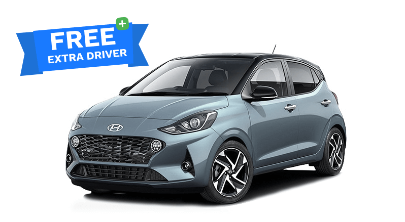 Hyundai i10 rental in Iceland