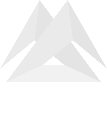 Logo de la Asociación Islandesa de Turismo con tres picos de montañas y el acrónimo de la asociación debajo de las mismas
