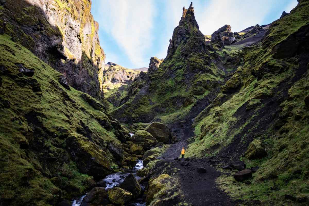 Canyon Þakgil in Islanda Magico canyon Þakgil