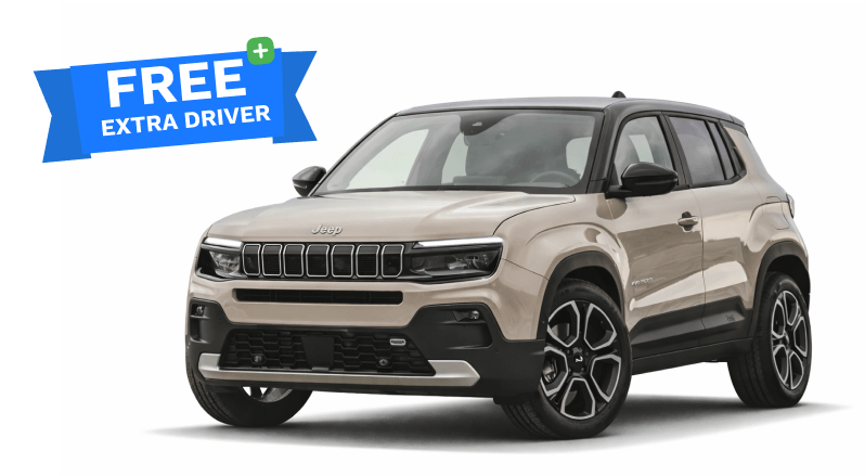 Jeep Avenger 4xe rental in Iceland