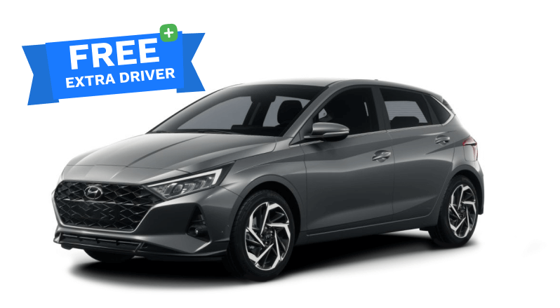 Hyundai i20 rental in Iceland