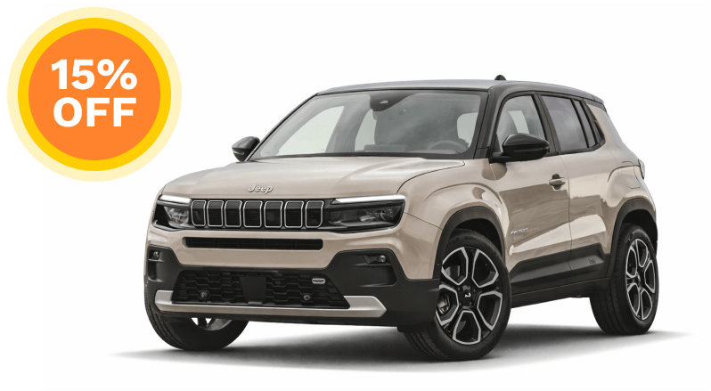 Jeep Avenger 4xe rental in Iceland