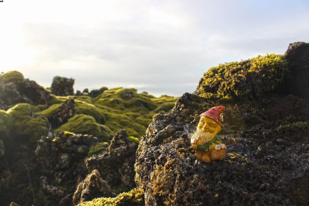 Iceland elf houses tour through lava fields