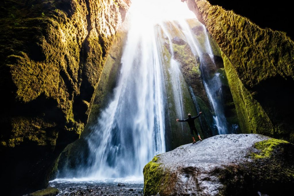 Gljfrabi Waterfall in Iceland