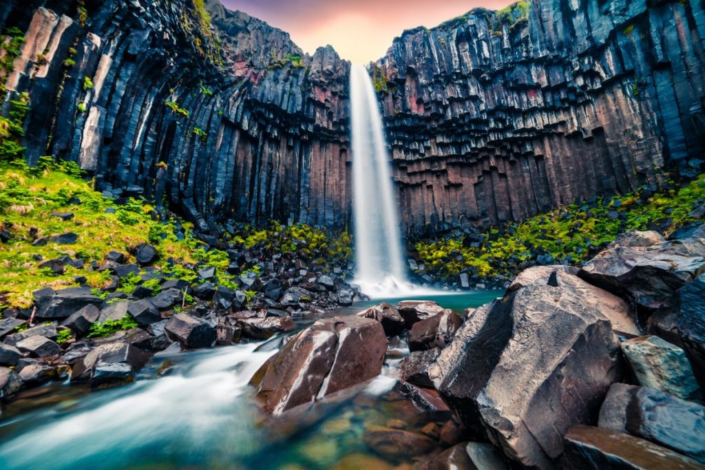 Svartifoss waterfall Iceland